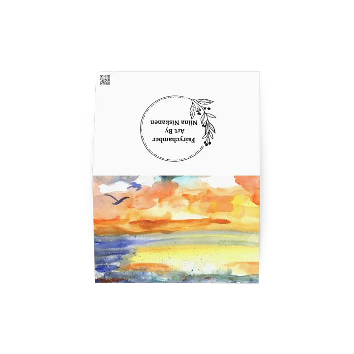 Playful Sea Blank Greeting Card product image (4)