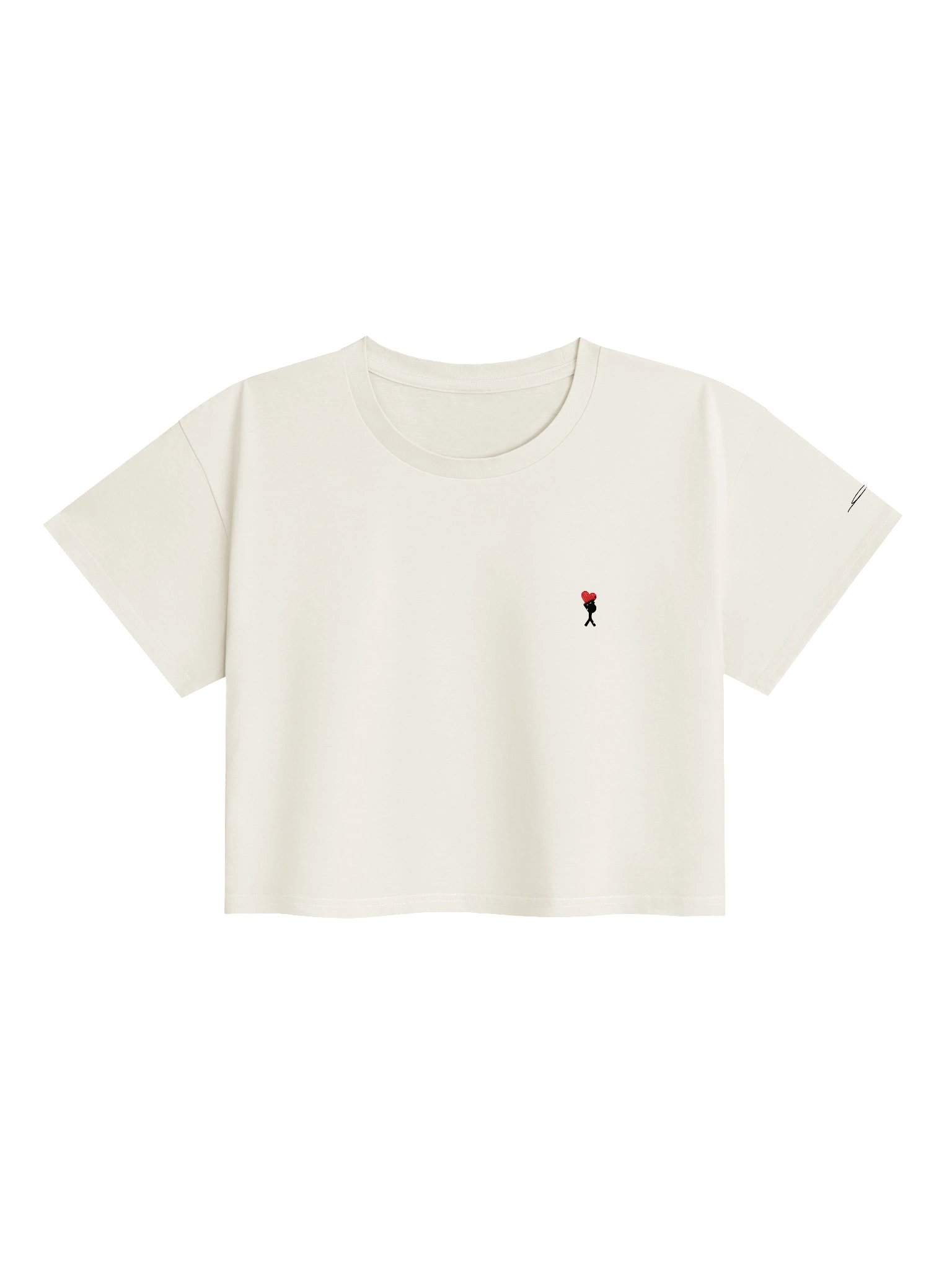 Timeless Summer Crop Top T-Shirt // The Gift of Art product image (2)