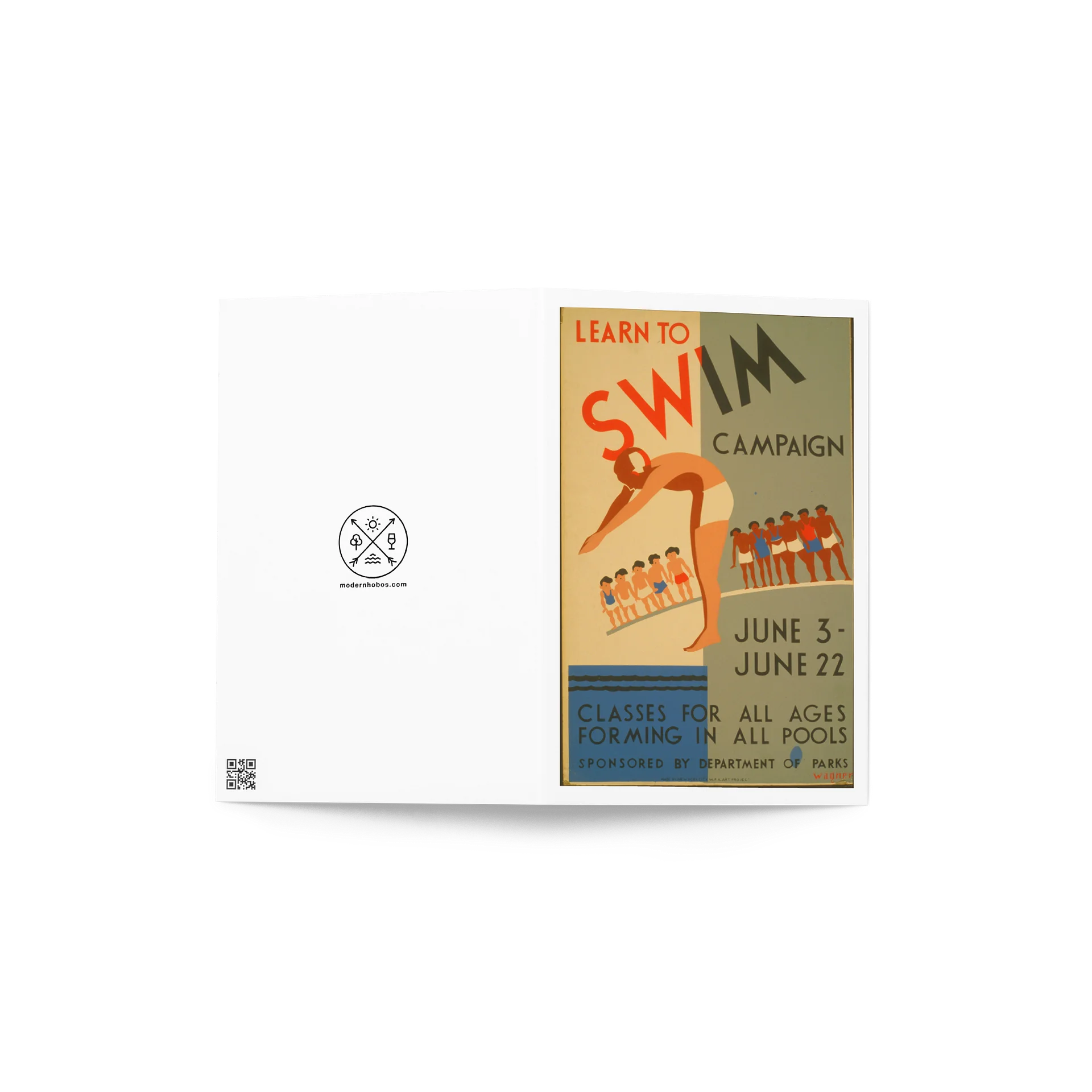Learn to Swim Greeting Card product image (3)