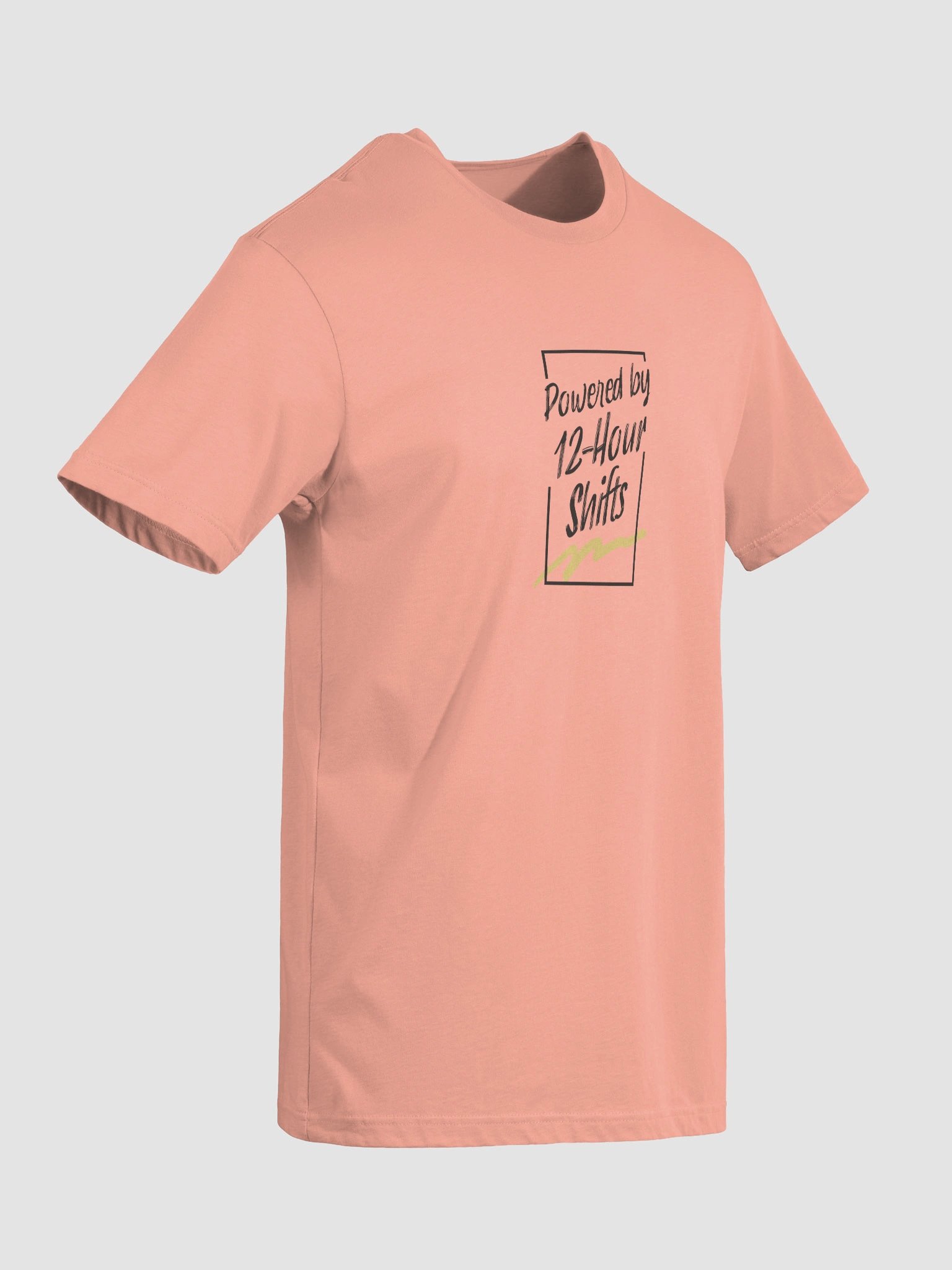 Powered by 12-Hour Shifts T-Shirt product image (5)