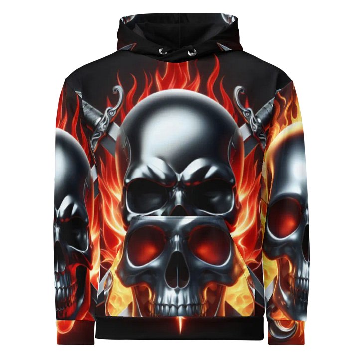 Hoodie Digital Art - Unisex Skull Hoodie #28 product image (1)