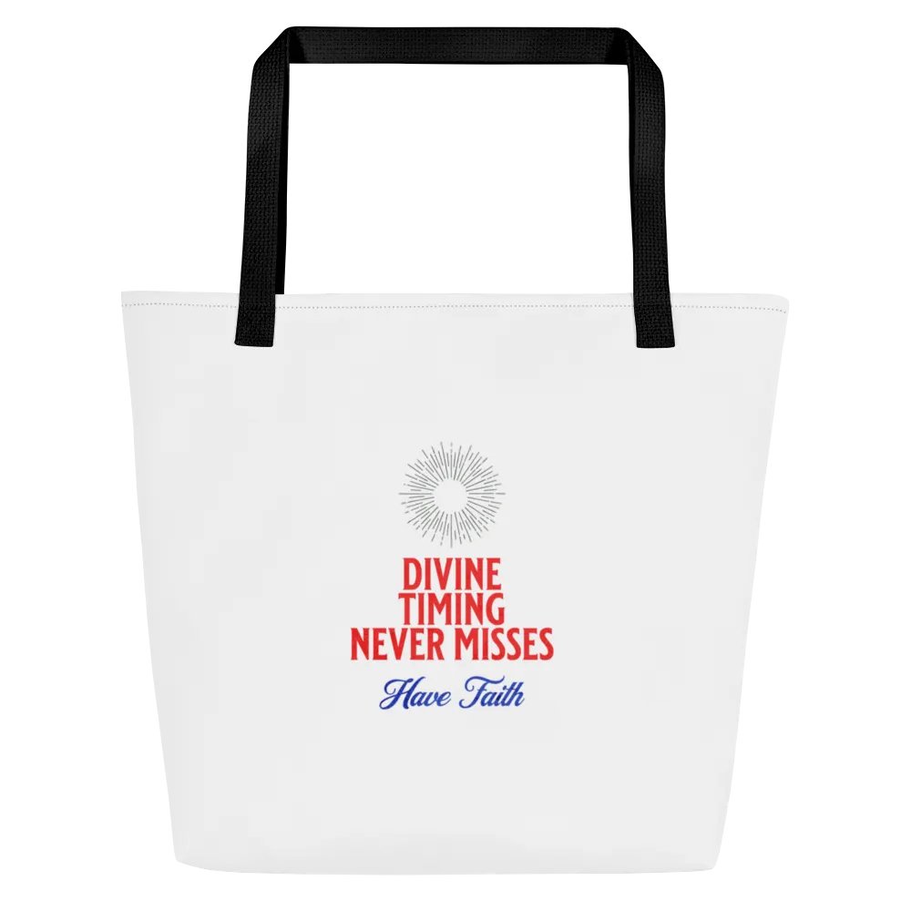 Divine Timing All-Over Tote product image (1)