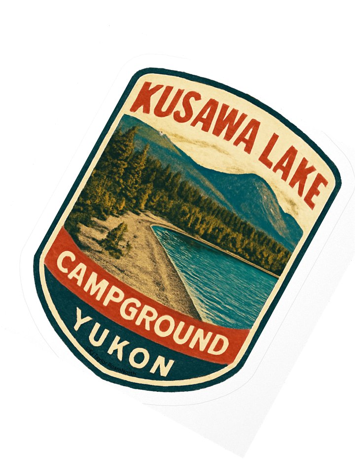 Kusawa Lake Campground Decal product image (2)