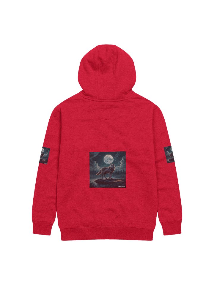 Moonlit Wolf Unisex Hoodie product image (2)
