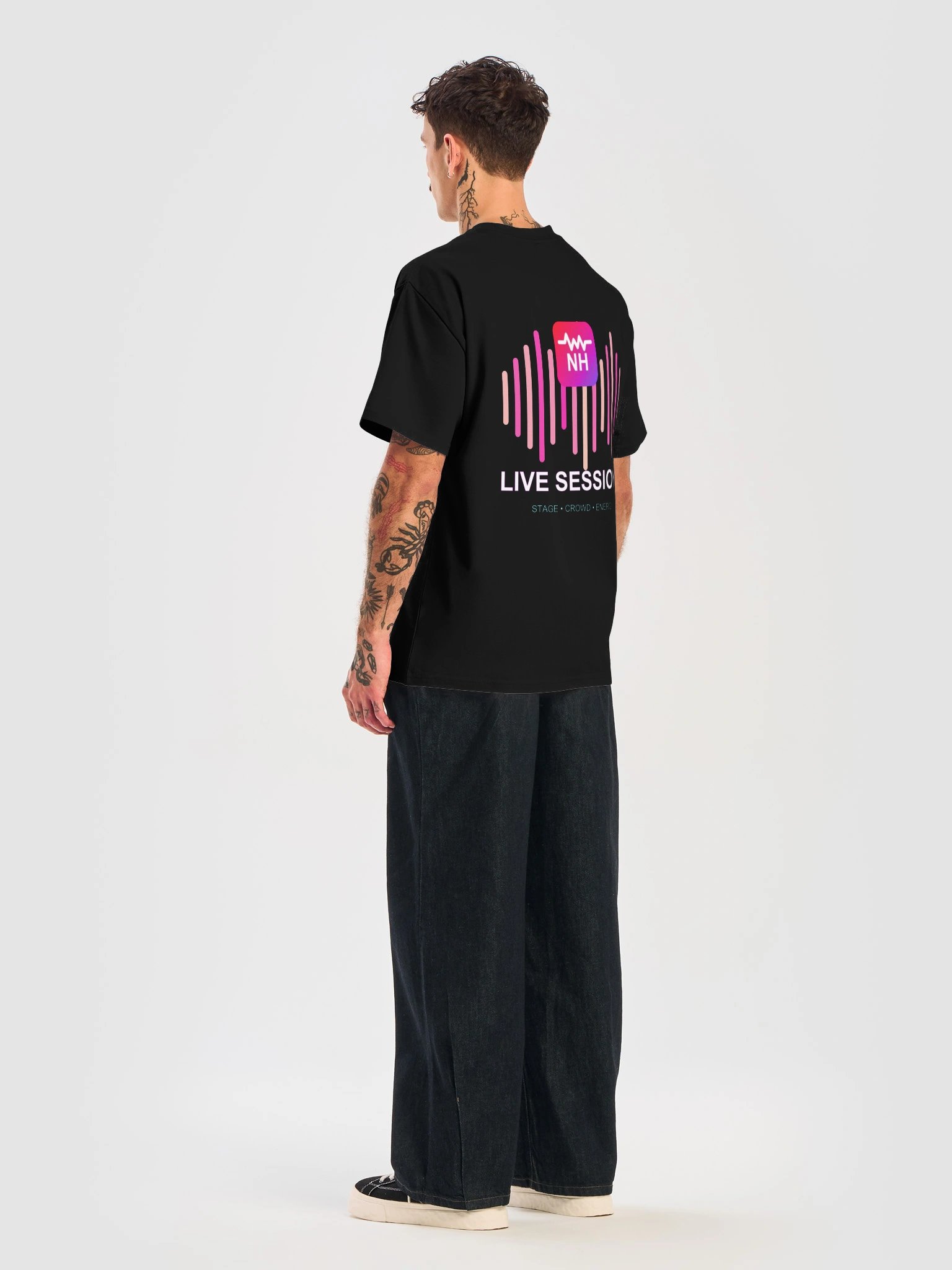 Next Hits Creator Live Front + Back Tee - AS Colour product image (8)
