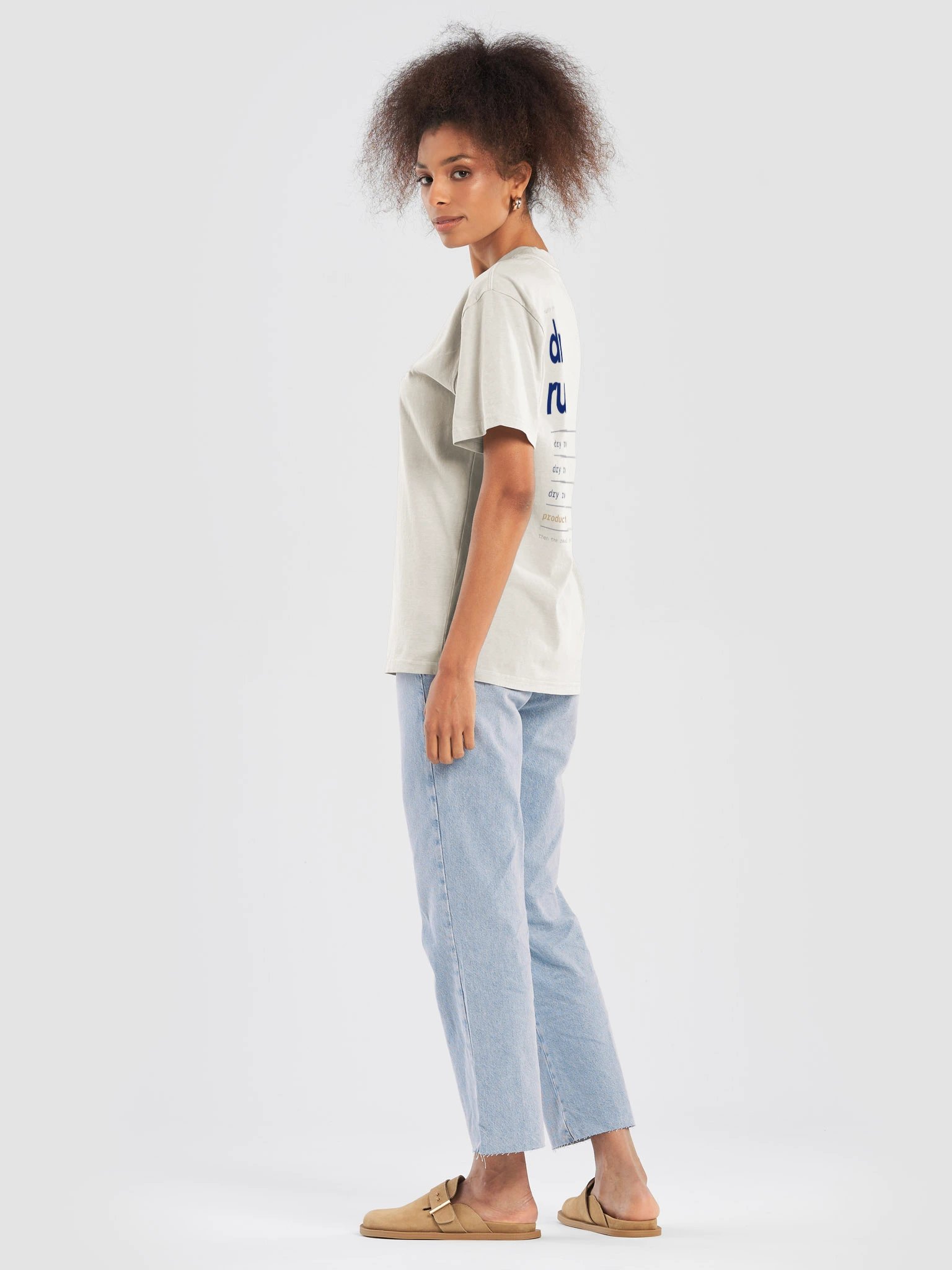 Dry run tee, bone product image (15)