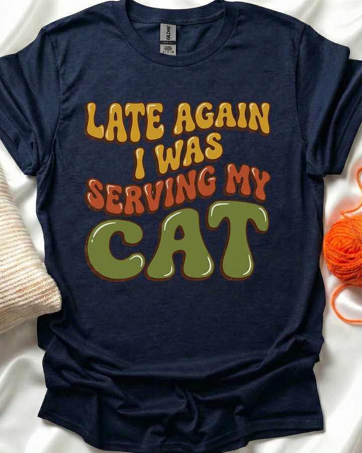 Serving My Cat T-Shirt product image (3)