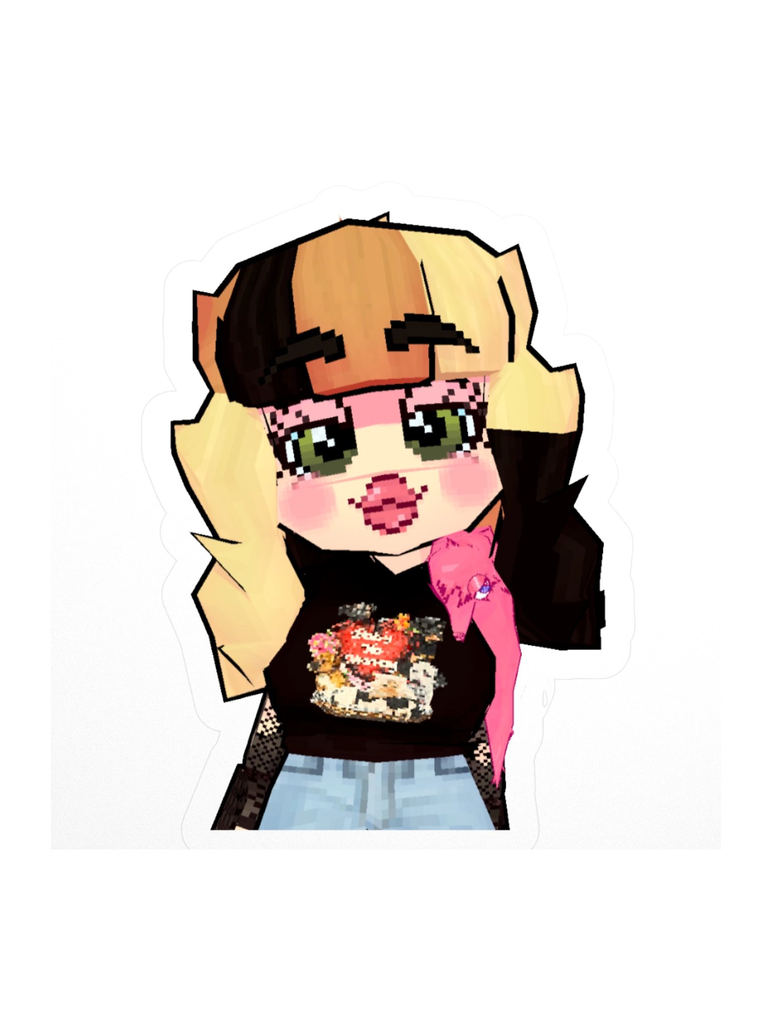Lil Babe Blue Avatar LowPoly product image (1)