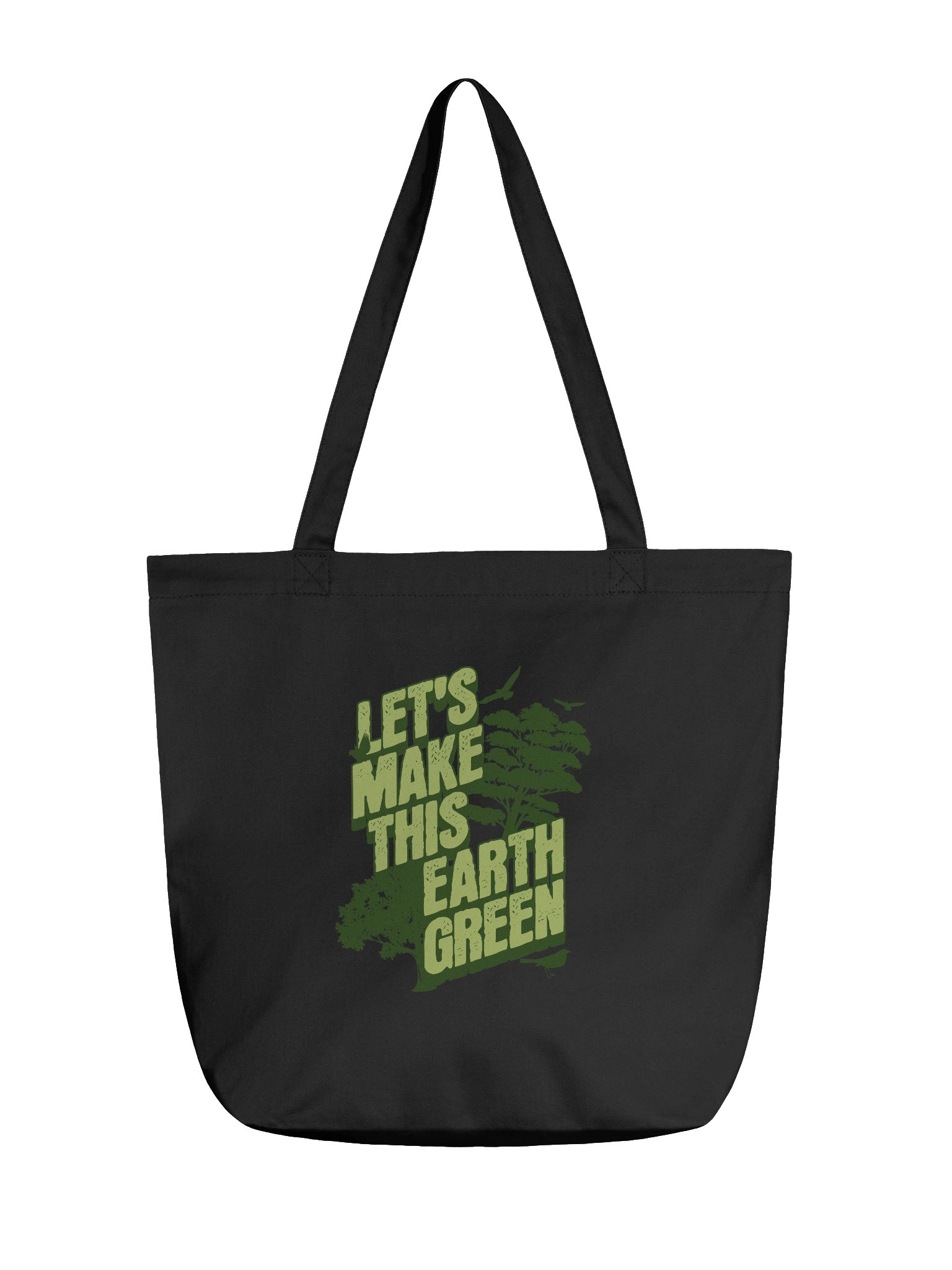 Eco-Friendly Tote Bag: Let's Make This Earth Green Together product image (1)
