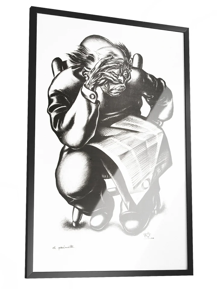 EL PESIMISTA (THE PESSIMIST) PRINT product image (2)