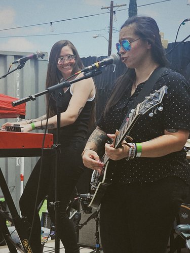 sharing some pics from our set at June Gloom because we can’t believe June’s already over!!

#liveshow #performance #newmusic...