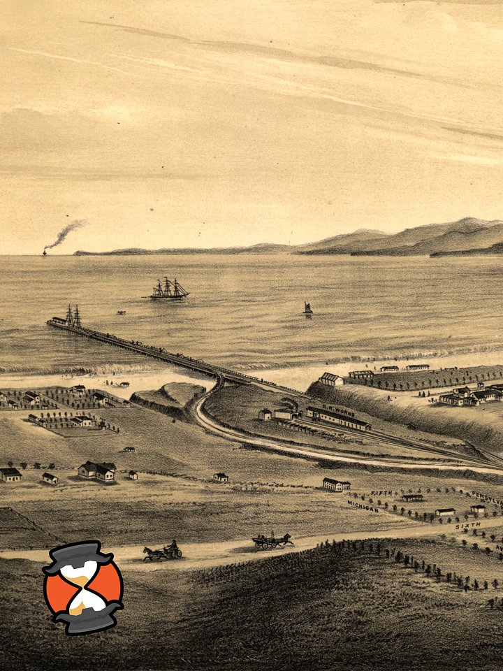 Santa Monica 1877 (Framed Poster Print) product image (2)