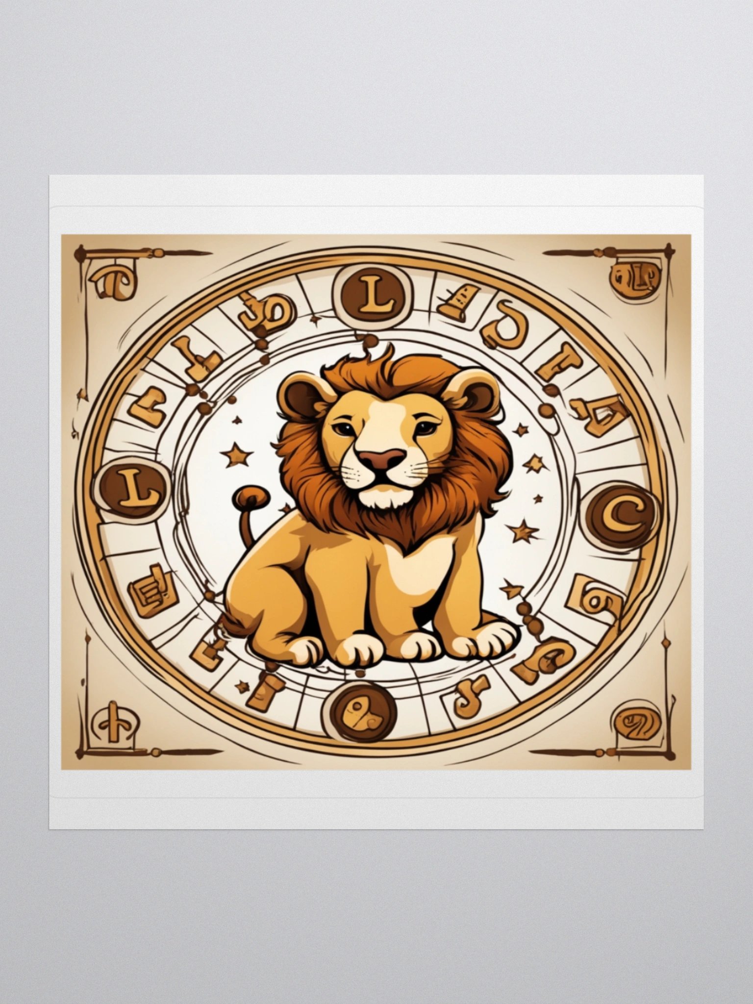 Leo Zodiac Sticker product image (2)