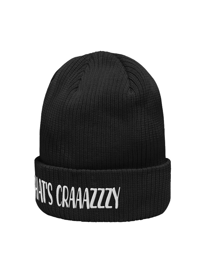 That's Craaazzzy Organic Ribbed Beanie product image (2)