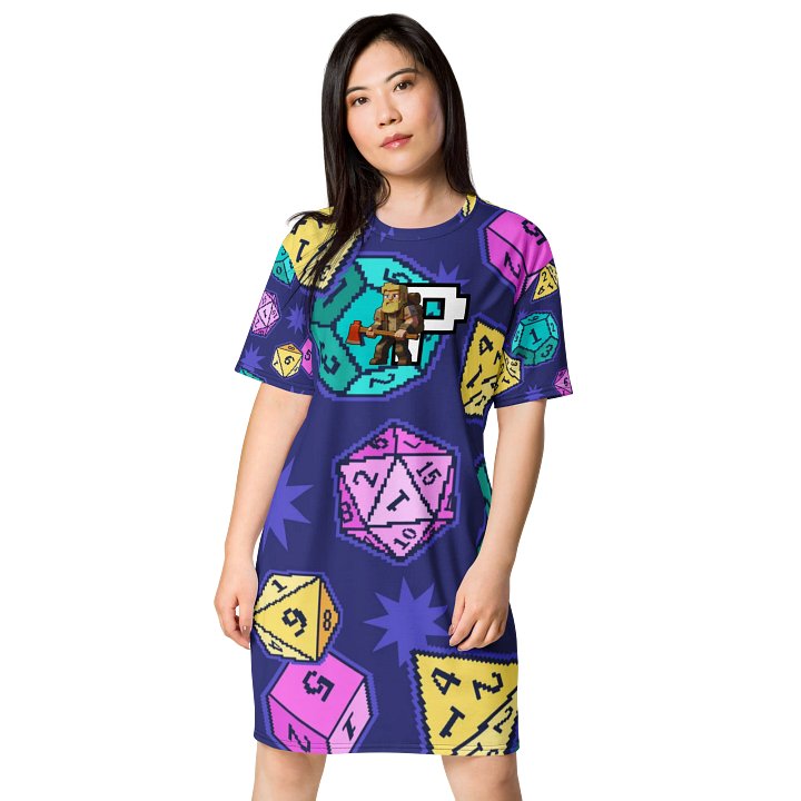 Patient PixelZ P Logo T-Shirt Dress (D20 Pixel Pop) product image (1)