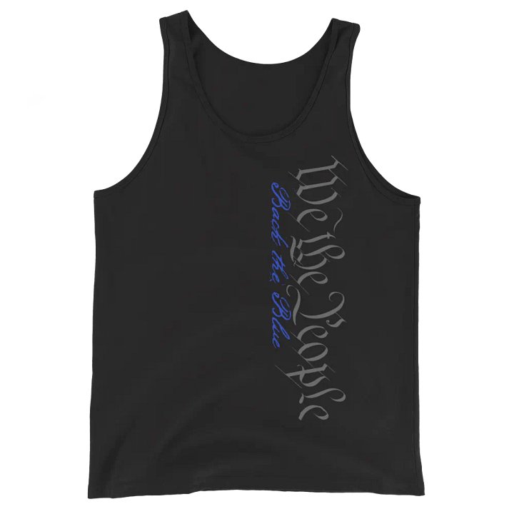 We The People: Back The Blue Tank Top product image (1)