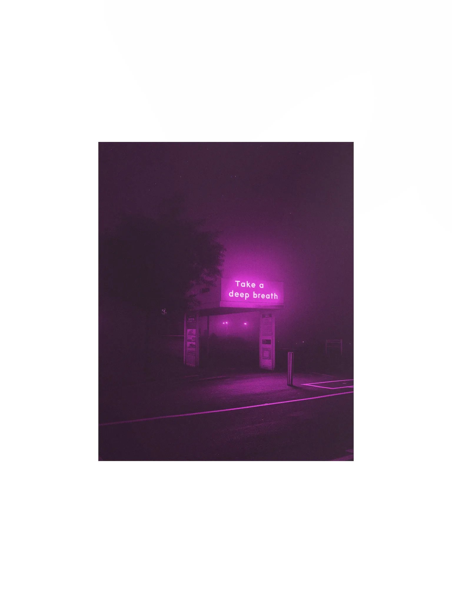"Take a deep breath" Matte Poster product image (1)