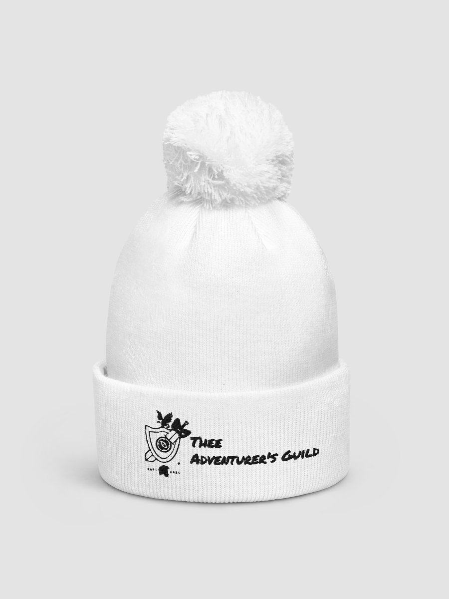 Thee Adventurer's Guild - Pom-Pom Beanie - WHITE product image (2)
