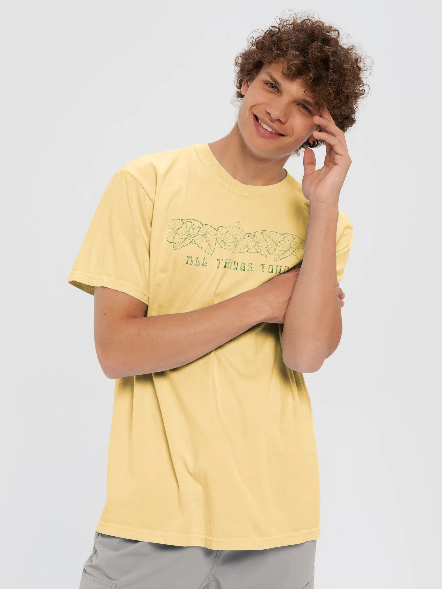 All Things Tonga Taro Leaf Tshirt product image (1)