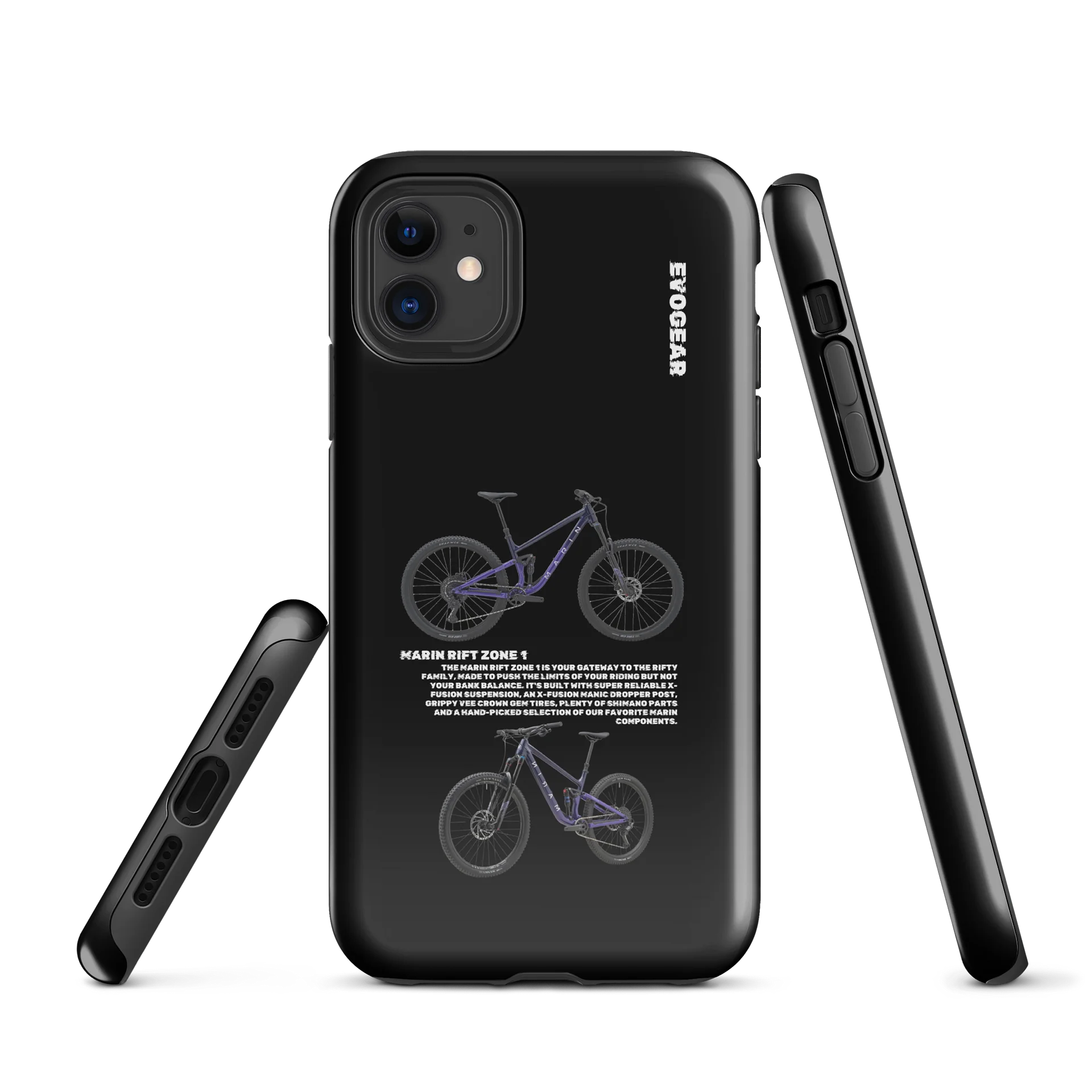 Black Marin Rift Zone 1 iPhone Case product image (1)