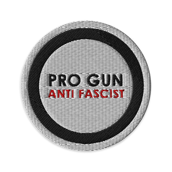 Pro Gun Anti Fascist Patch product image (1)