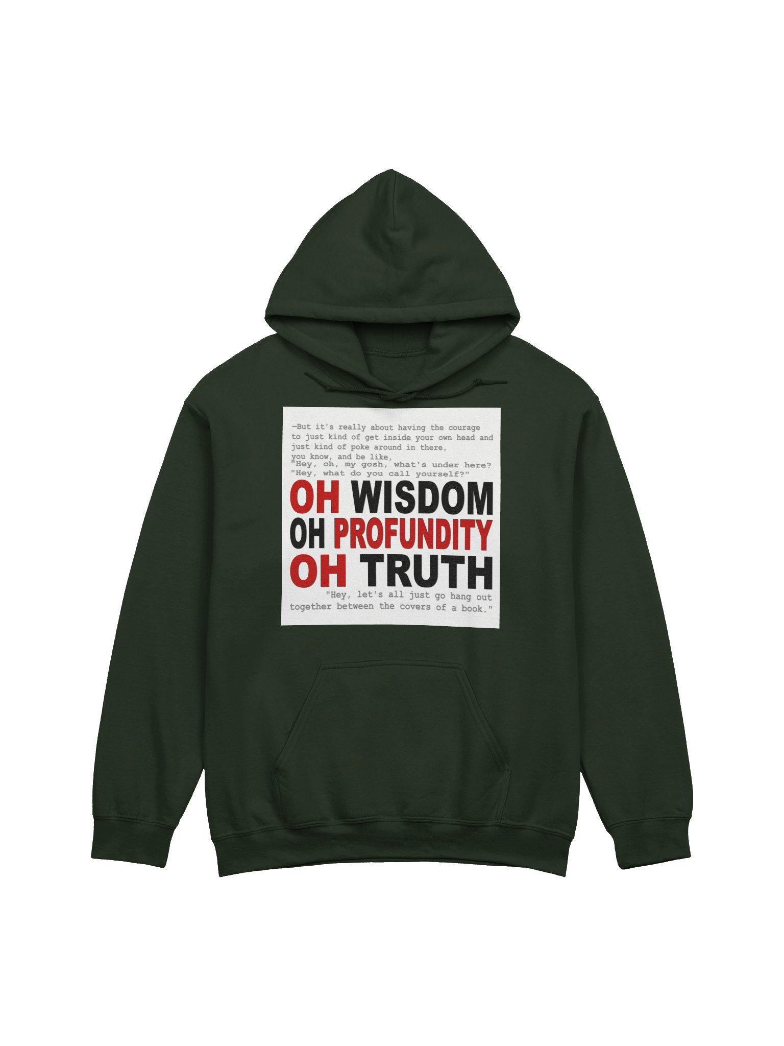 WISH IT. WANT IT. DO IT. — HOODIE product image (1)