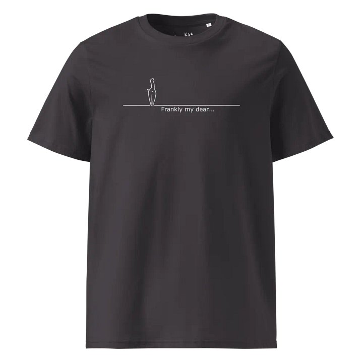 Cats Don't Give a Damn - Organic Cotton - Unisex T-Shirt - Dark Palette product image (1)