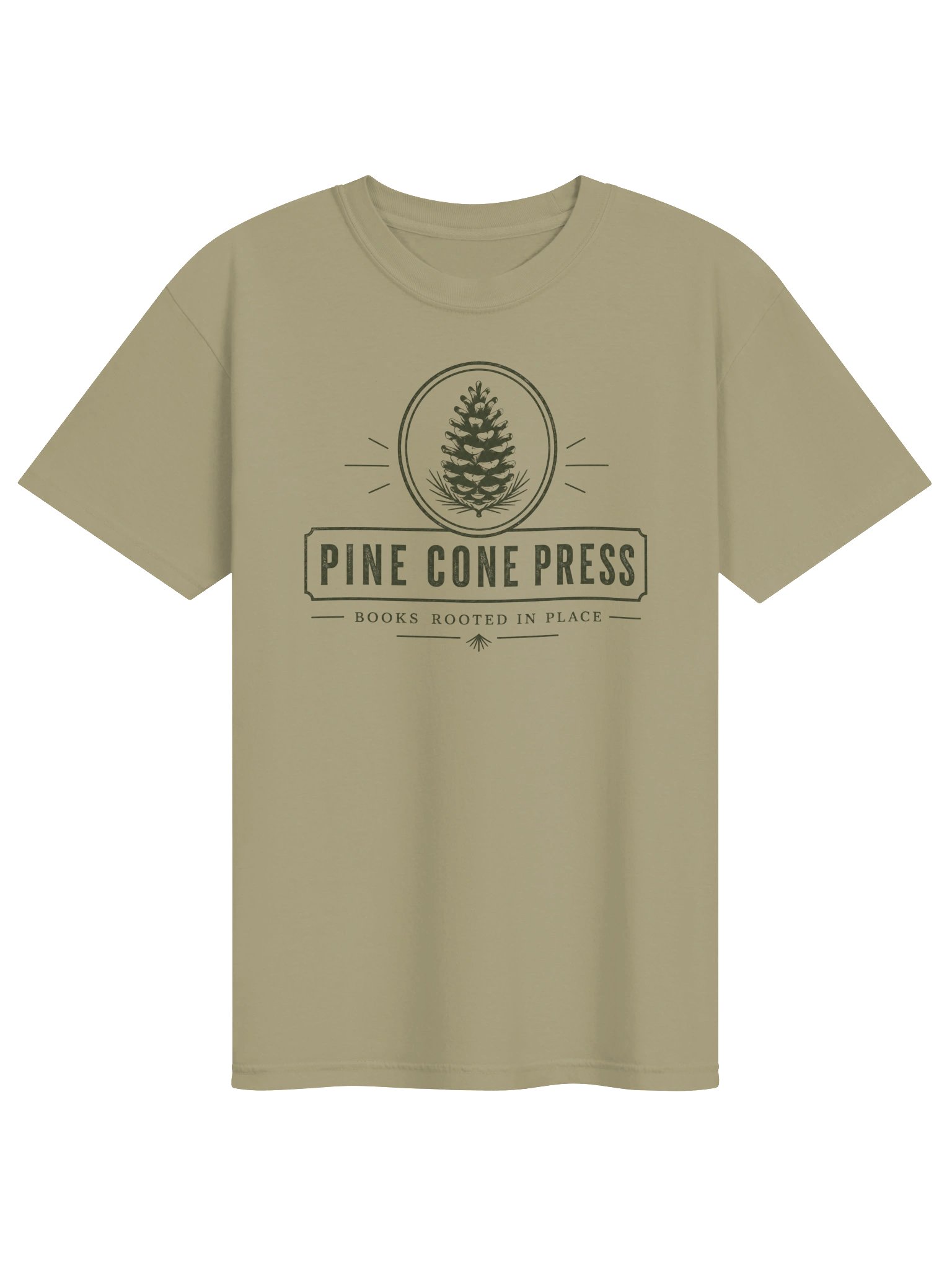 Pine Cone Press “Books Rooted in Place” Tee product image (10)