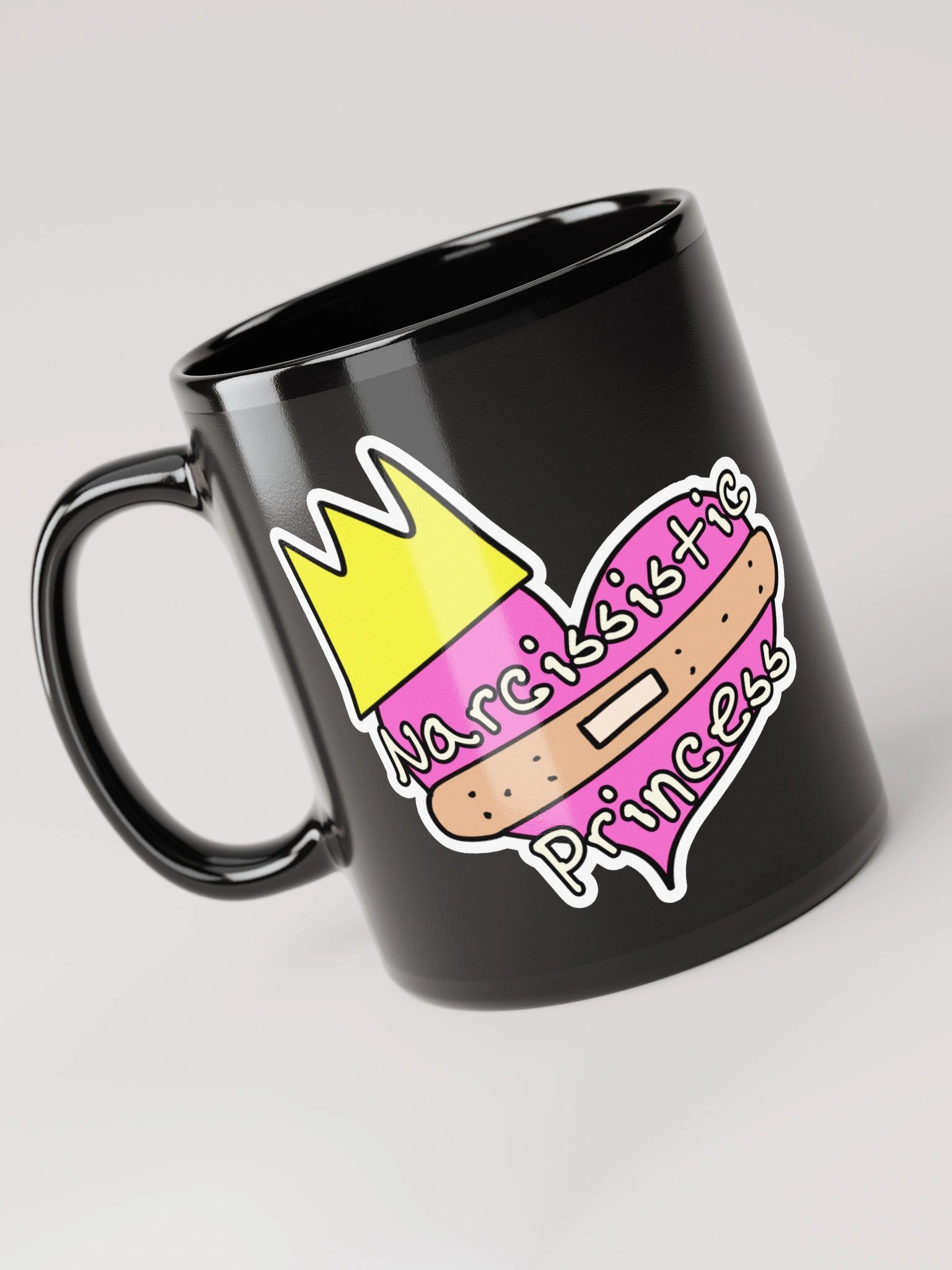 "Narcissistic Princess" Black Mug product image (3)