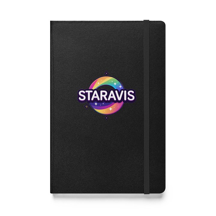 Rainbow Star Hardcover Notebook product image (1)