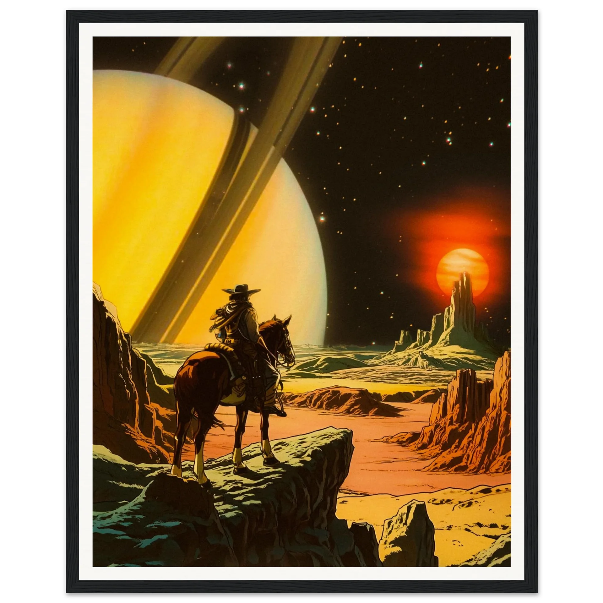 Cosmic Cowboy Wall Art