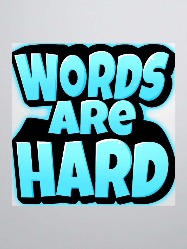 Words are hard! product image (1)
