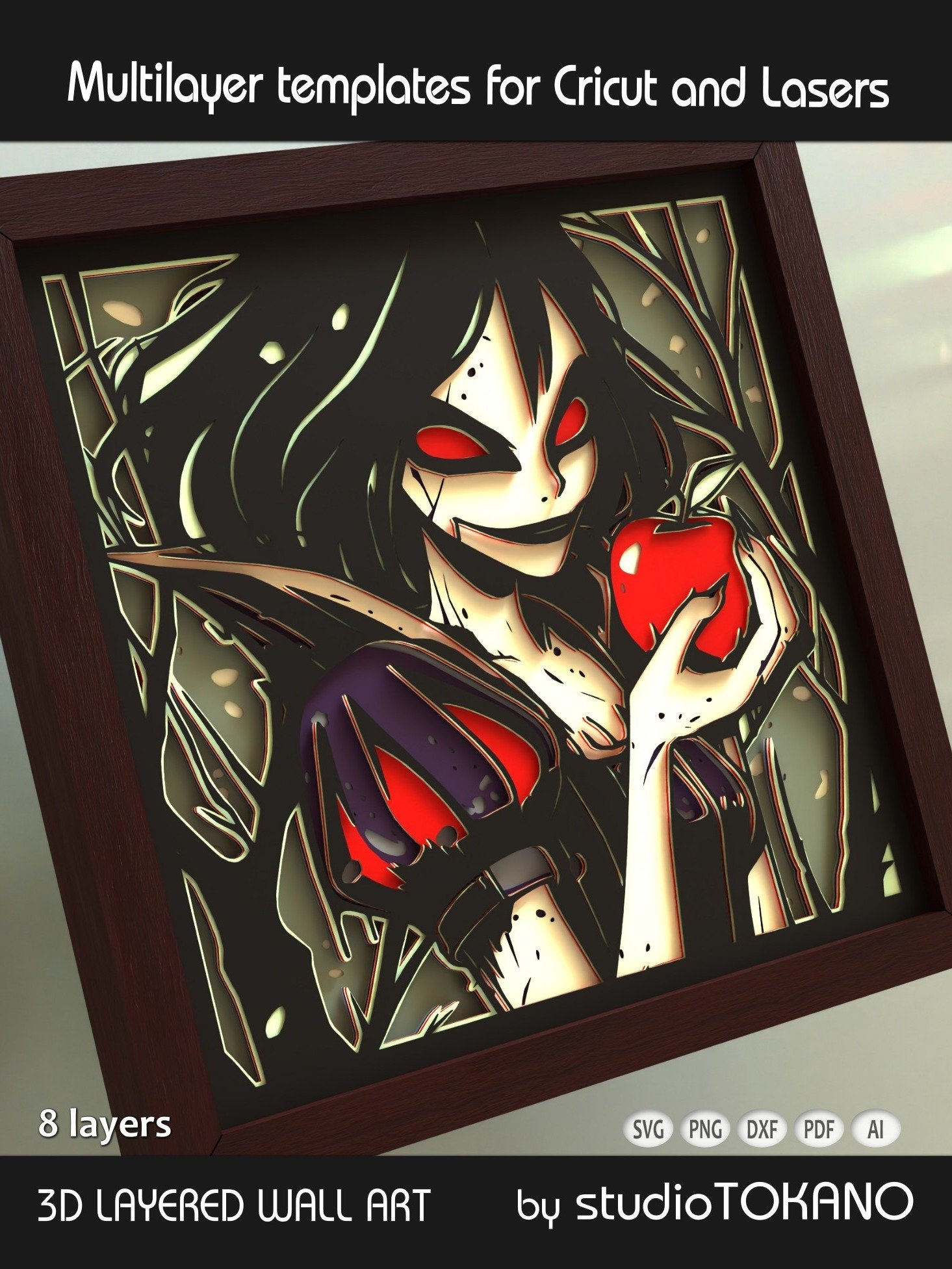 Snowwhite Shadow box SVG product image (2)