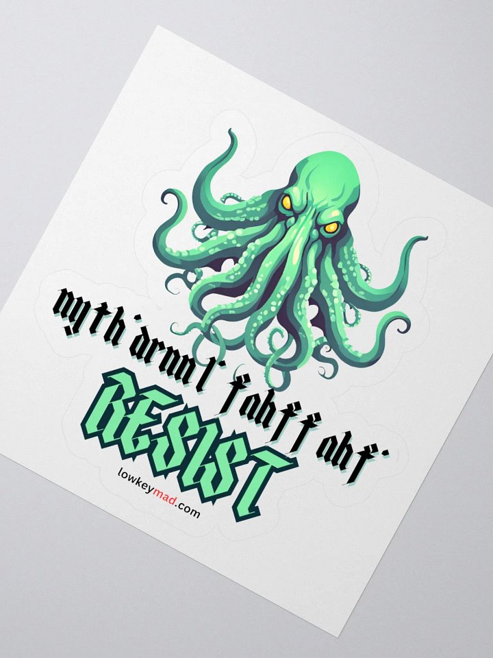 Cthulhu Resists Sticker product image (4)