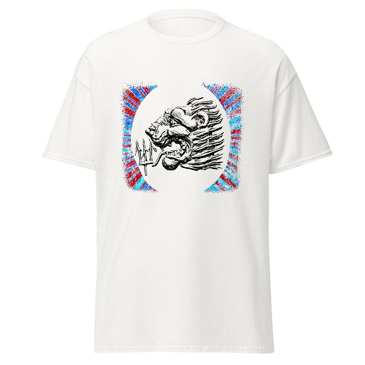 Roaring Lion and Trident Ancient Greek Art 2nd Century BC, T-Shirt product image (1)