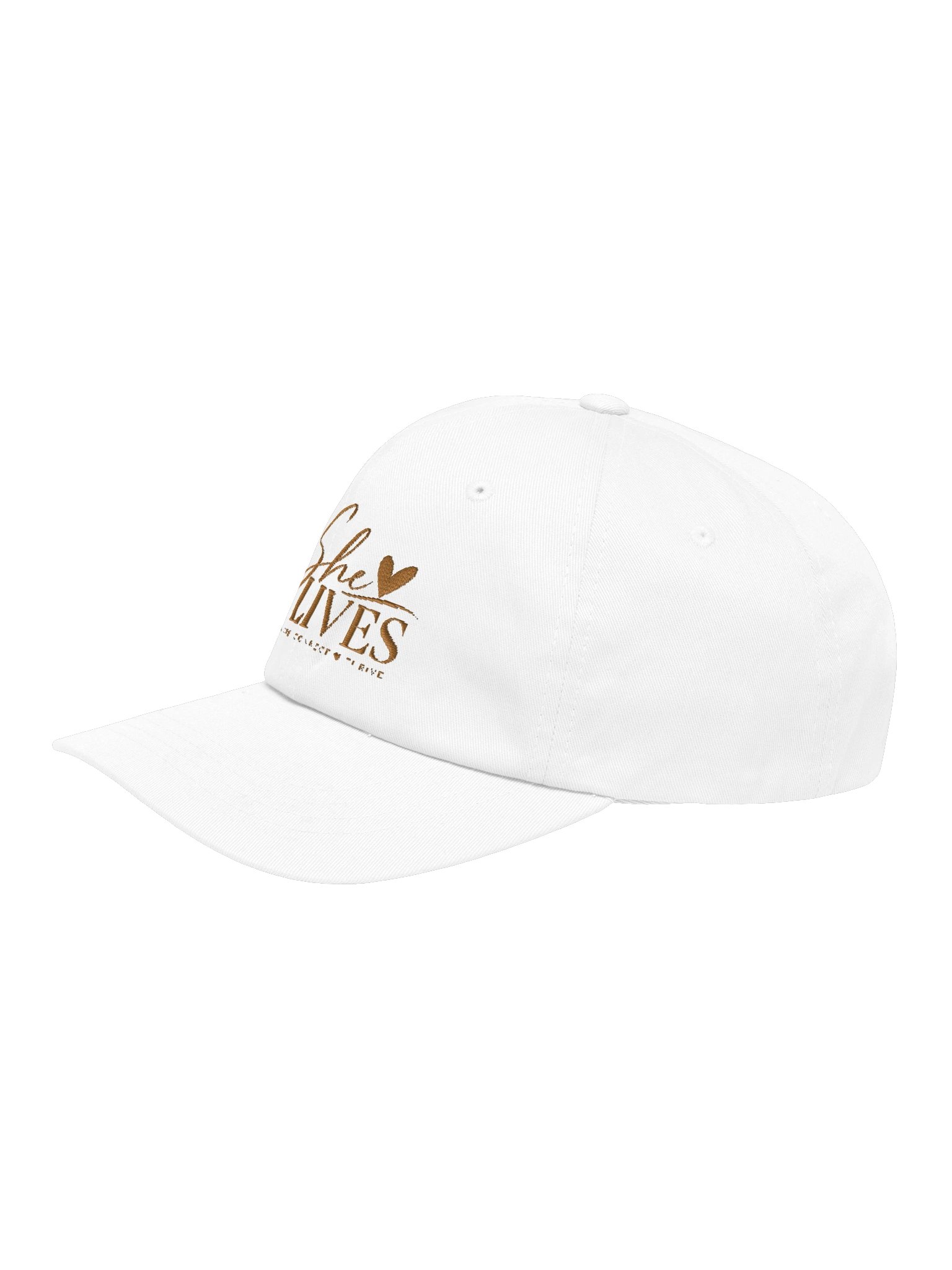 She Lives Gold Logo Dad Hat product image (3)