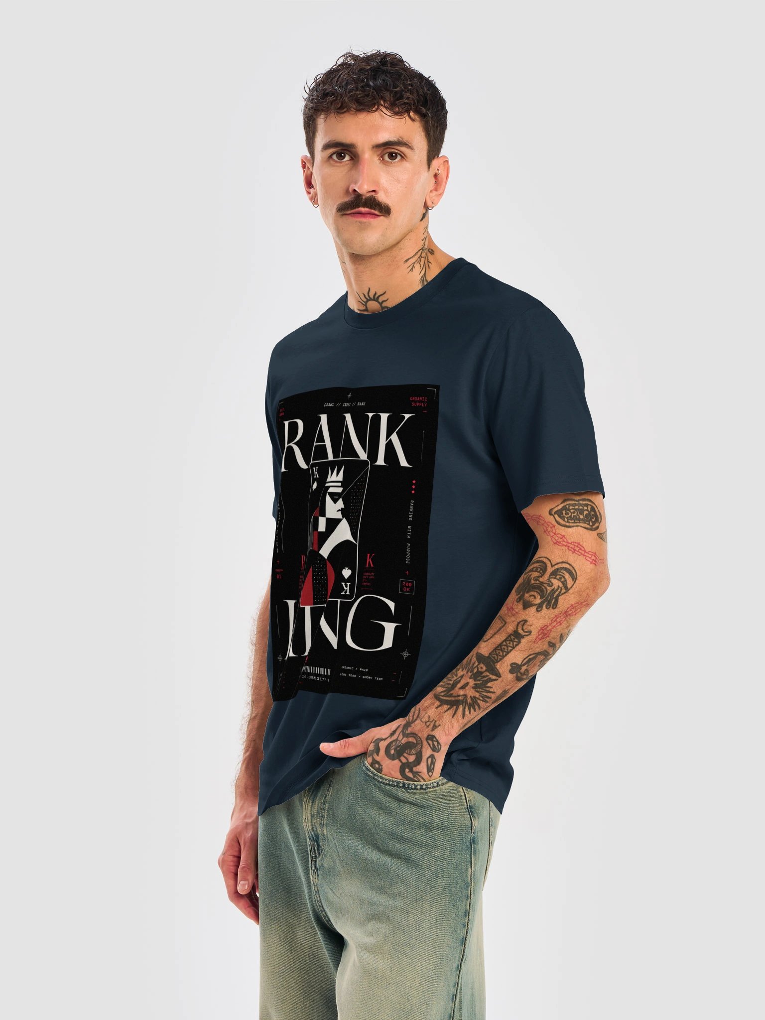 "Rank King" Tee – Premium SEO Shirt | Crawl // Index // Rank product image (14)