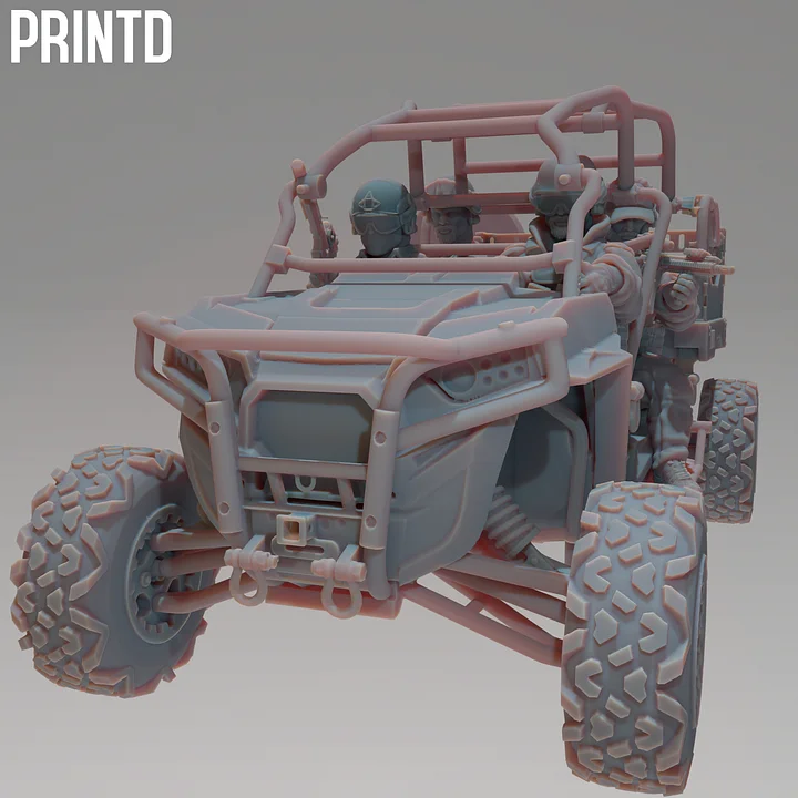 MRZR Ultra light Desert Vehicle - Modern Warfare Wargame Hobby Resin Scale Models product image (1)