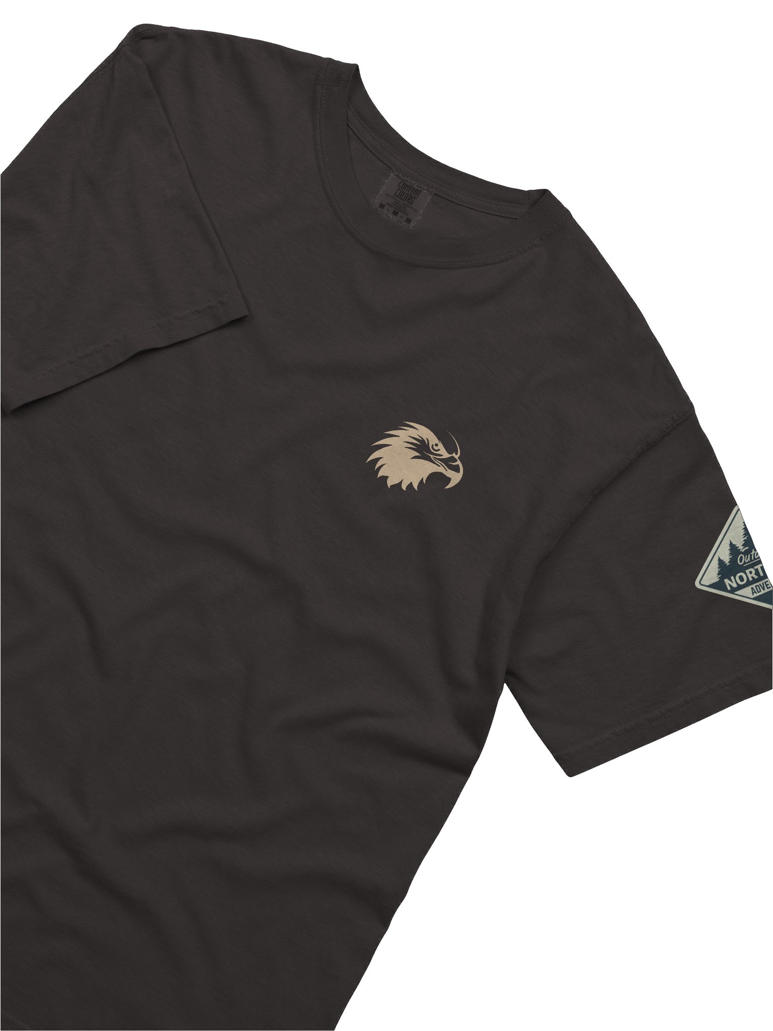 Freedom Found in the Wild – Patriotic Eagle Northwoods T-Shirt product image (3)
