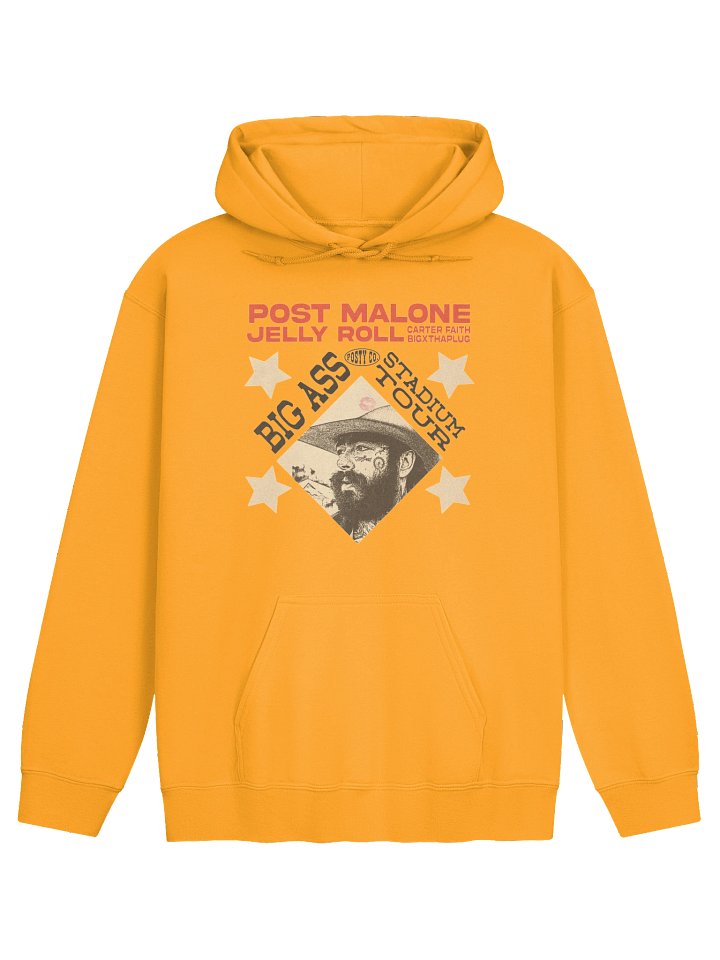 Post Malone & Jelly Roll Big Ass Stadium Tour 2026 Merch Hoodie product image (1)