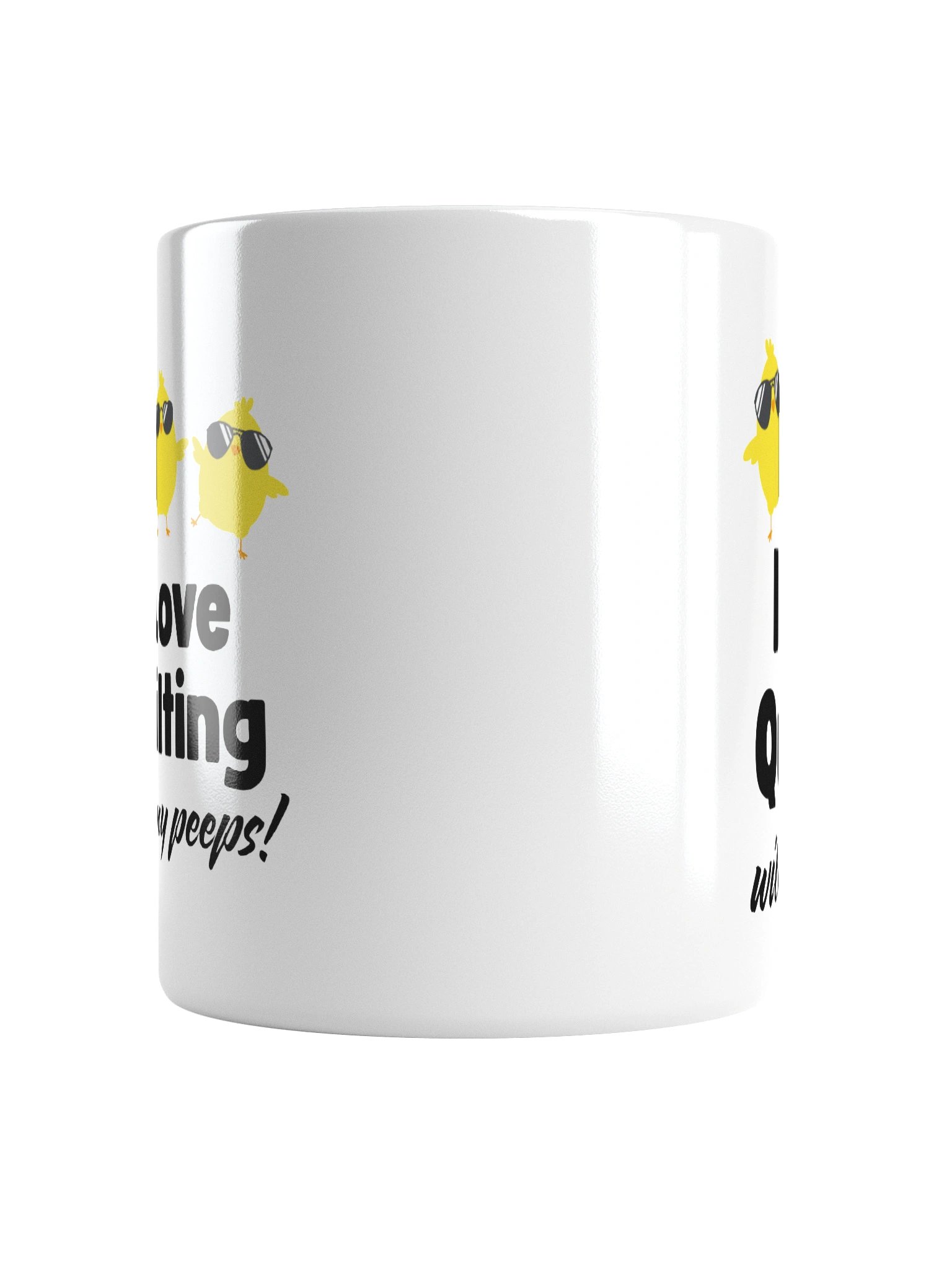 I Love Quilting with my Peeps! | Quilter's Gift - White Ceramic Mug product image (13)