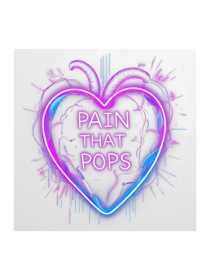 Bleed Neon (Pain That Pops) Stickers product image (1)
