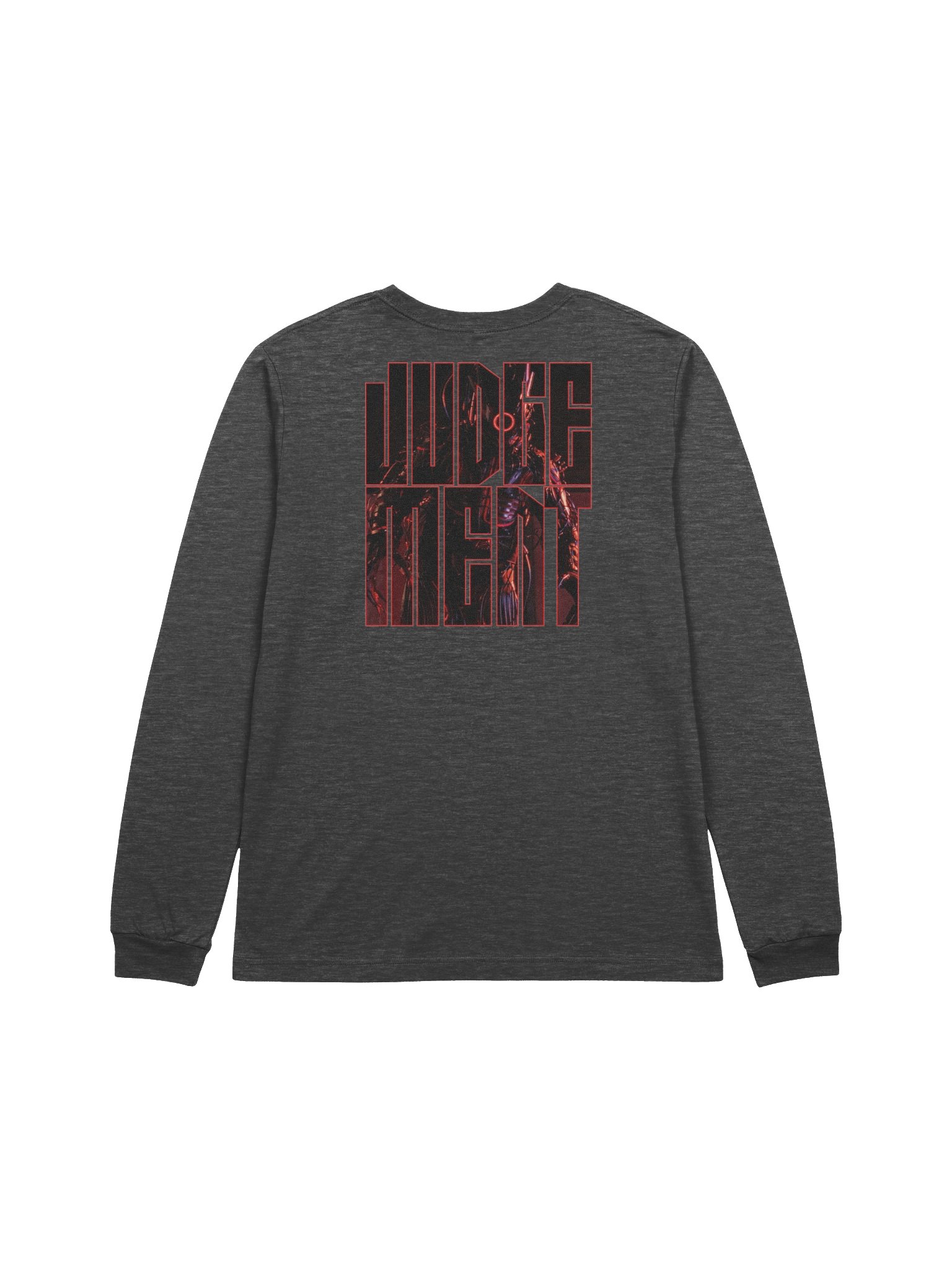 UNPLUG Long Sleeve Judgment Back Print T-shirt product image (6)
