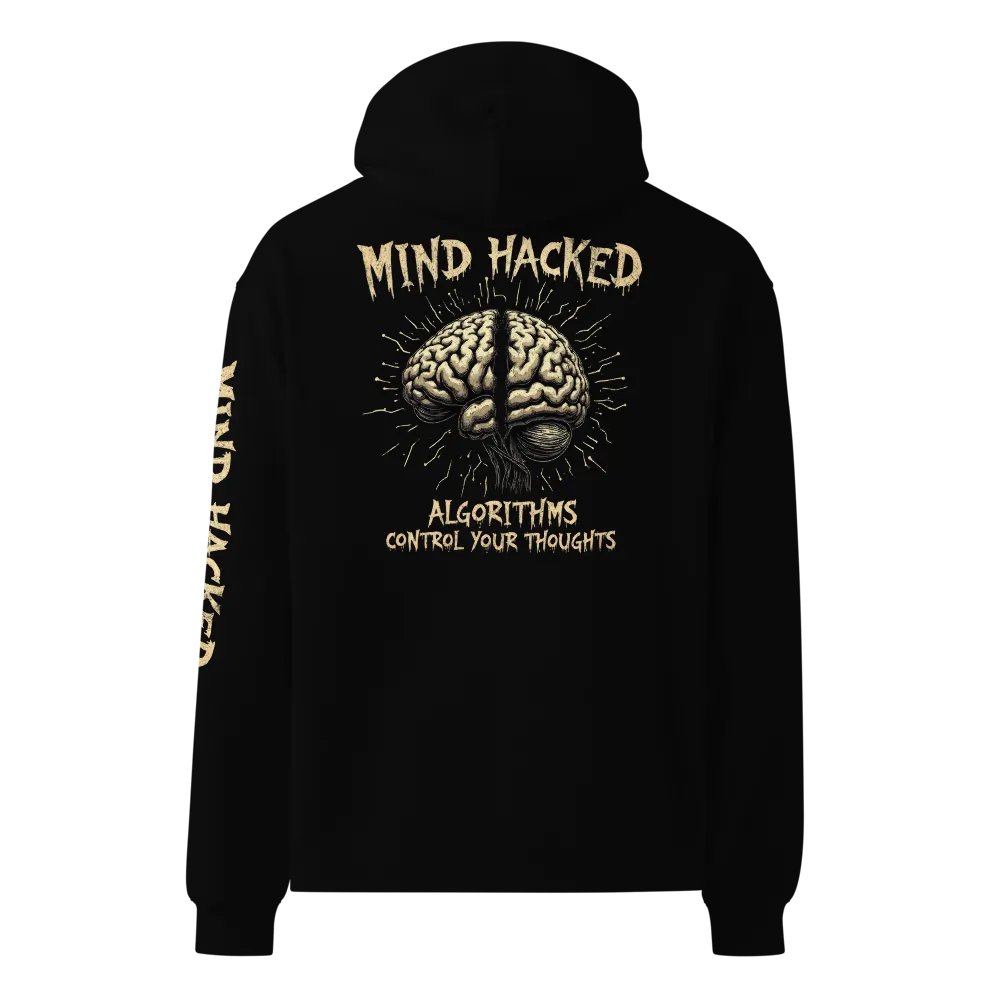 Mind Hacked - Signature Premium Hoodie with Sleeve and Back Print product image (10)
