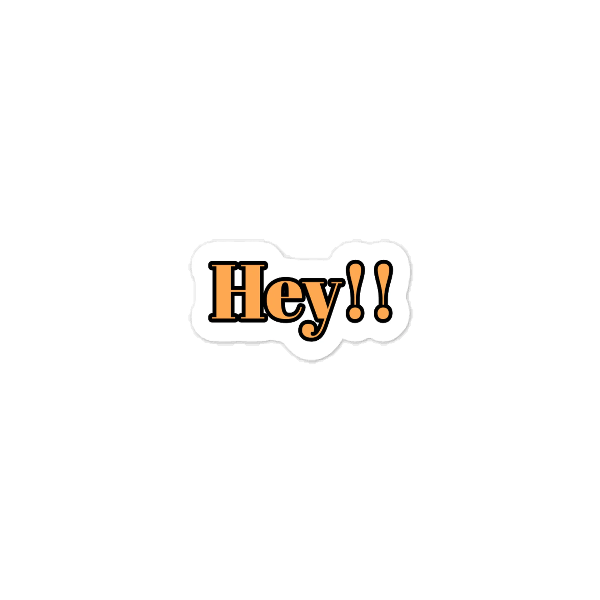 Hey!! Sticker. product image (1)