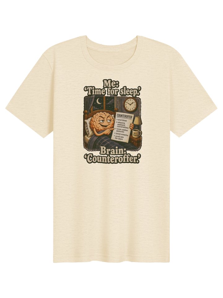 UnspokenMinds: Overthinking Brain Tee product image (1)