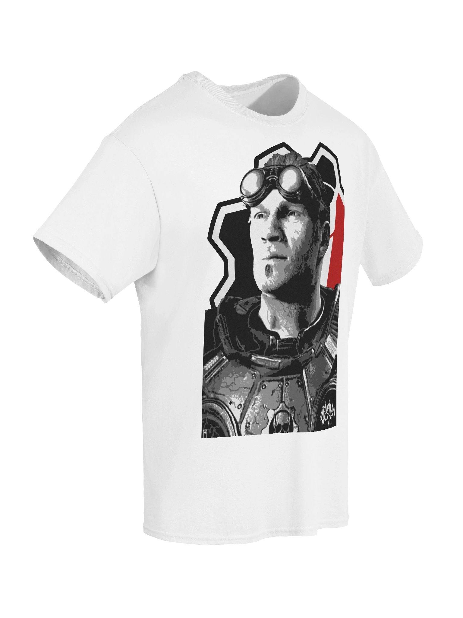 Baird painting tee (WHITE) product image (8)