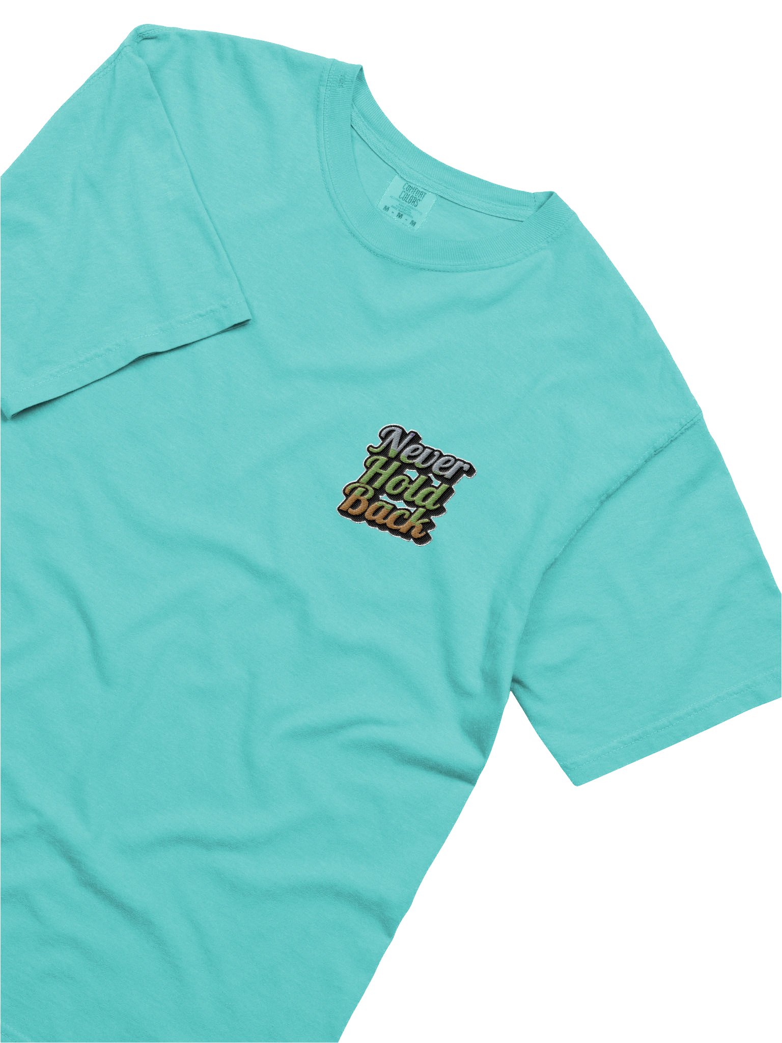 "Never Hold Back" Embroidered Tee product image (5)