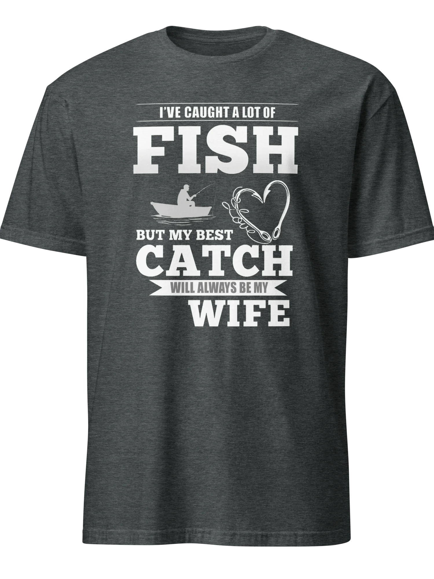 Best Catch Wife Fishing Shirt – Funny Husband Angler Tee product image (3)