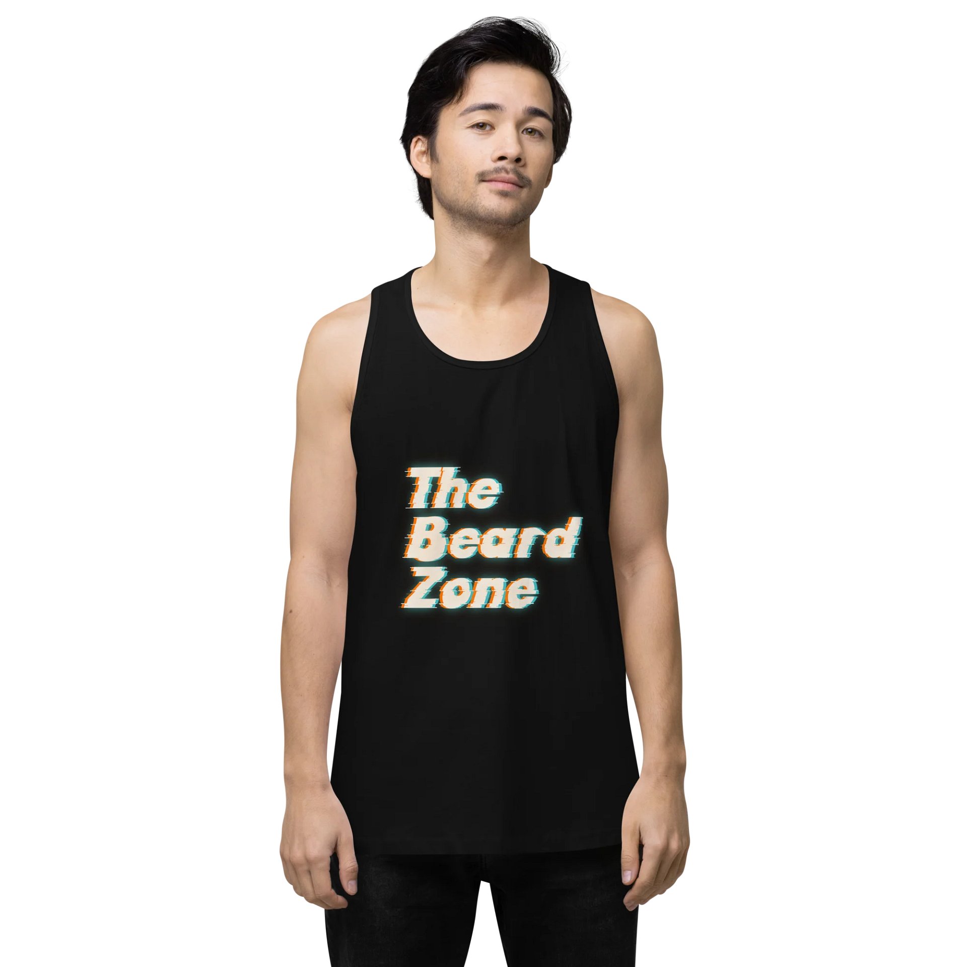 The Beard Zone Glitched Tank Top product image (1)